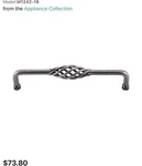 Top Knobs M1242-18 Birdcage 18IN Center Appliance Pull Colle. Fixed Price $30.00.