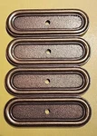 Lot Of Amerock Hardware BP747-1 Brass 3 1/4" Cabinet Knob Pull Backplate. Fixed Price $12.85.