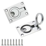 Luckycivia 2 Pack Stainless Steel Square Flush Pull Ring Handles 304, Hidden .... Fixed Price $17.08.