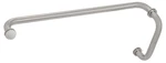 Satin Nickel 8" Pull Handle 24" Towel Bar Bm Series Combination With Metal. Fixed Price $38.99.