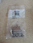 Pair Of Amerock BP3417-26 Polished Chrome 3/8" Inset Face Mount Cabinet Hinges. Fixed Price $7.49.