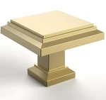 Amerdeco 10 Pack Brushed Gold ZH0008 Square Knobs For Cabinets And Drawers. Fixed Price $24.00.