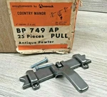 Vintage 1970'S Amerock Country Manor Antique Pewter Drawer Pulls BP-749-AP. Fixed Price $30.00.