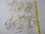 Lot 12 Amerock Polished Brass Gold 3"CC Pitcher Cabinet Door Handle Pull BP648-3. Fixed Price $29.99.