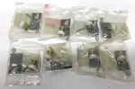 Belwith Vintage White Porcelain Knob Pulls Brass Centers Lot Of 8. Fixed Price $23.99.