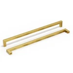 6 Pack Gold Cabinet Handles 12-3/5" Centers Brushed Brass Drawer Pulls. Fixed Price $32.72.