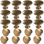 Hugolem 20 Pack Brass Round Antique Kitchen Cabinet Knobs Cupboard Door. Fixed Price $32.24.