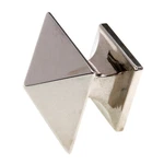 Hickory Hardware Studio Bright Nickel 1/4" Rectangle Cabinet Knob. Fixed Price $5.71.