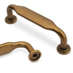 10 Pack Antique Brass Pulls 3 INCH(76MM) Hole Centers Kitchen Cabinet.... Fixed Price $47.26.