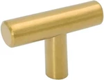 Goldenwarm 5PACK Single Hole Cabinet Knobs And Pulls Door 2" Brushed Brass. Fixed Price $9.55.