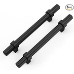 Goldenwarm 5 Pack 3-3/4 Inch Black Cabinet Pulls Matte Kitchen Drawer Handles. Fixed Price $10.78.