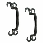 Renovators Supply Black Wrought Iron Cabinet Handle 4.5" Door Pulls Pack Of 2. Fixed Price $30.99.