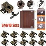 4/8/12PACK Double Roller Catch Cupboard Cabinet Door Closet Latch Brown/silver. Fixed Price $10.89.