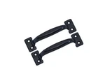 Qcaa Door Pull, 5-3/4", Steel, Black Coated, 2 Pack, (5-3/4"). Fixed Price $19.99.