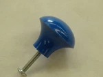 Omnia # 7145 Royal Blue 3/8" Diameter Cabinet Knob With Screw. Fixed Price $9.35.