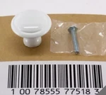 Lot Of 10 Belwith Hickory Hardware P14848-W 1-3/8-INCH Conquest Knob, White. Fixed Price $14.90.