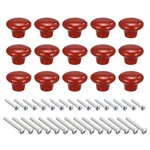 15PCS 38X28MM Ceramic Drawer Knobs Mushroom Shape Door Pull Handles Red. Fixed Price $27.82.
