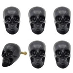 Jfwuhap 6PCS Cabinet Handles, Skull Head Pulls, Drawer Black.... Fixed Price $24.10.