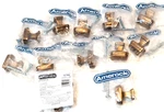 New! Set Lot 12 Amerock BP55340 Gb Gilded Bronze 1-1/4" Rectangle Cabinet Knob. Fixed Price $11.77.