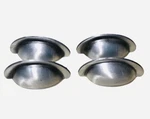 Richelieu Set Of 4 Cabinets Drawers Pull Pewter Satin 1/2 Moon Handles. Fixed Price $19.20.