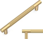 Knoklock 10 Pack Champagne Bronze Cabinet Pulls 5 Inch (128MM) Hole Center. Fixed Price $17.99.