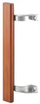 Patio Door Pull, Hardwood Handle With Aluminum - C 1189. Fixed Price $25.21.