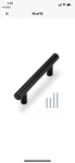 Probrico (24) Round T Bar Drawer Dresser Pull Black 3-1/2" # PD3383HBK90. Fixed Price $15.15.