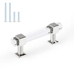 Orger 30 Pack Kitchen Cabinet Handles Square Clear Tube 3IN Hole Centers. Fixed Price $82.02.