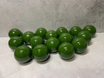Vintage Amerock 1/4" Round Green Porcelain Drawer Cabinet Knob Pulls Lot Of 16. Fixed Price $75.00.