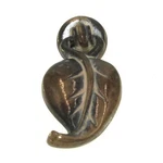 Belwith Touch Of Spring Blonde Antique 2" Leaf Pendant Pull P7307-BOA. Fixed Price $9.23.
