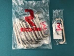 Lot Of 10 Richelieu Metal Drawer Cabinet Pulls 4" Brushed Nickel. Fixed Price $19.99.