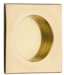 Emtek 2213US3 Square 2-1/2 Inch Flush Door Pull Polished Brass. Fixed Price $16.00.