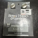 Set (satin Nickel Finish) Pack Of 10 Better Homes & Gardens New. Fixed Price $33.99.