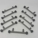 9 Pc 5.25 Long Carpe Diem Millennium 3" Center-to-center Pewter Cabinet Pulls. Fixed Price $50.00.