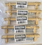 Gliderite 5" Solid Steel Euro Drawer Pull Satin Gold 4007-128-SG, 10 Pack (B2). Fixed Price $31.00.