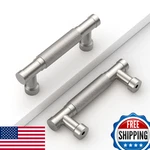 Coinkoly 10 Pack 3'' Brushed Nickel Knurled Cabinet Handles Satin Drawer. Fixed Price $52.46.