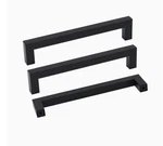 Goldenwarm LSJ12BK160 6.25 Matte Black Square Cabinet/drawer Pulls - Pack. Fixed Price $14.00.