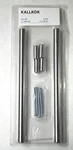 Set Of 2 - Ikea Kallror Lansa Stainless Steel Handle Cabinet Drawer Pull 3/8". Fixed Price $18.98.