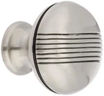 Mng Hardware 12521 1/4-INCH Striped Knob, Satin Antique Nickel. Fixed Price $10.19.