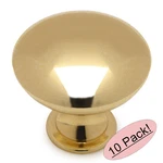 *10 Pack* Cosmas Cabinet Hardware Polished Brass Round Knob #5305PB. Fixed Price $10.95.