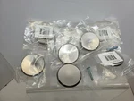 8--ULTRA Hardware Designer Edge 1.75" Cabinet Knobs, Zinc Plate. Fixed Price $8.99.