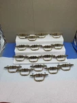 Amerock Drawer Pulls 18 Furniture Accents Burnished Brass Color 314 -. Fixed Price $67.76.
