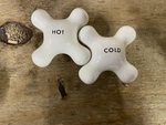 Signature Hardware 111424 Large Replacement Porcelain Cross Handles *read*. Fixed Price $27.99.