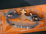 (lot Of 1) T-152-AC Amerock Cabinet Drawer Pull Antique Copper. Fixed Price $12.00.