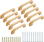 10 Pcs Wood Cabinet Pulls Handles, 3.7" Hole Centers Kitchen Drawer For Do. Fixed Price $15.28.
