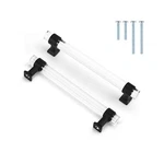 30 Pack Acrylic Cabinet Pulls 5 Inch Hole Center Kichen Handles Black.... Fixed Price $123.82.