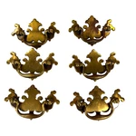 Keeler Brass Co. Chippendale Style Drop Bail Drawer Pulls N19356 5" Centers. Fixed Price $19.99.