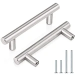 30 Pack 3" Hole Centers Euro Bar Cabinet Pulls Stainless Steel Kitchen Drawer. Fixed Price $21.24.
