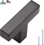 Knobwell 6 Pack Black Drawer And Pulls, Bar Matte Cabinet Knobs,. Fixed Price $20.32.