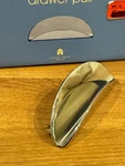 Mcm Michael Graves Drawer Pull Handle Set 2 Piece Shiny Nickel Finish #a, New. Fixed Price $15.00.